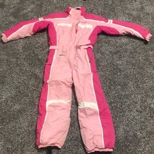 Amazing kids ski suit size 8- spider